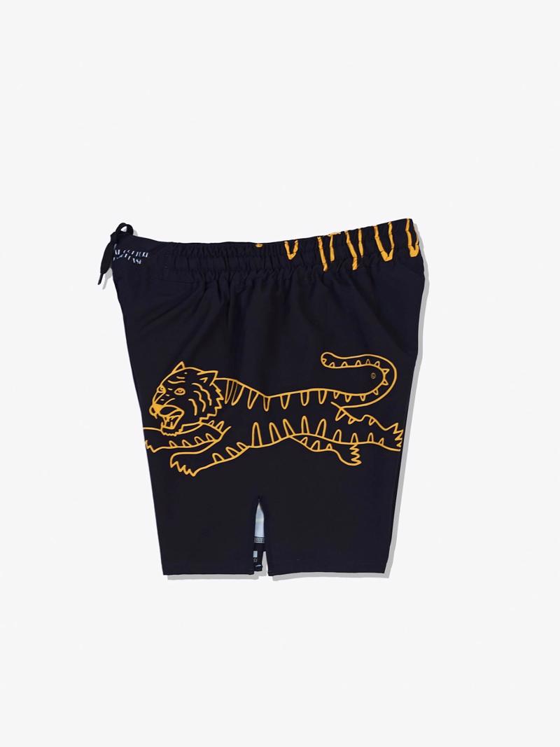 MANTO wildcat FIGHT SHORTS-black